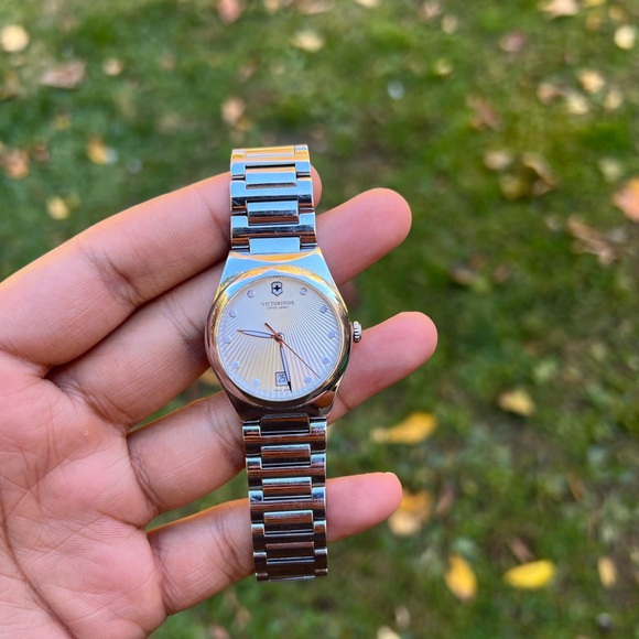 VICTORINOX Swiss Military Victoria Silver Dial Ladies Watch - Picture 3 of 10